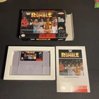 WWF Royal Rumble Super Nintendo  SNES box & manual good condition free shipping
