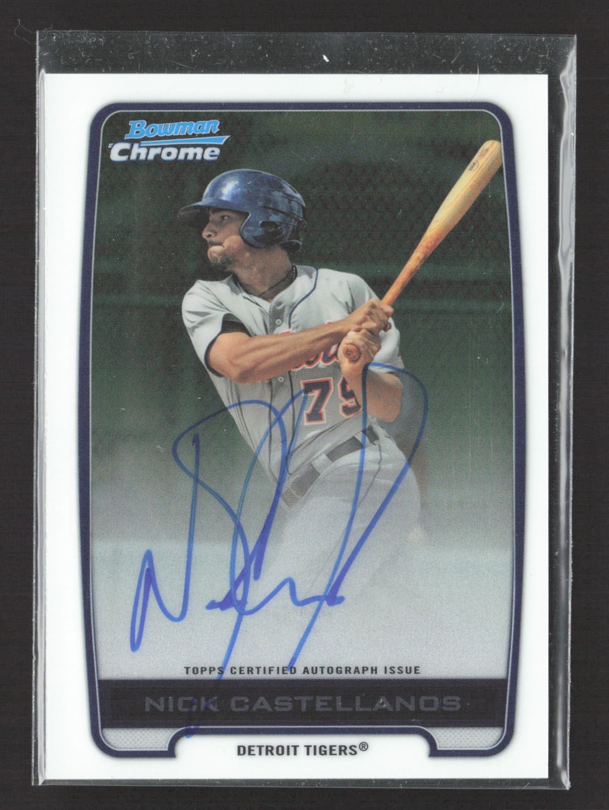 2012 Bowman Chrome Nick Castellanos Prospects Auto #BCA-NC