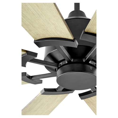Matte Black 60"Patio Fan from the Mod Collection - Picture 2 of 2