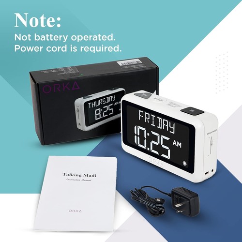 Voice Recordable Medication Alarm Clock - Picture 10 of 11