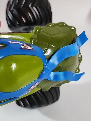 Leonardo Monster Jam Truck TMNT METAL 1:24 2009 Blue Flag Teenage Mutant Ninja - Picture 8 of 20