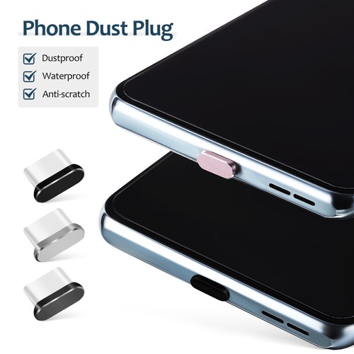 14 Pcs Prise Étanche Type-C Bouchons Poussière Port Téléphone Portable Couverture USB - Photo 6 sur 10