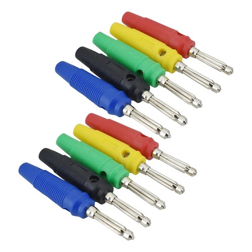 Pack of Ten High Current Insulated Soldering Banana Connectors in 4MM Size - Picture 4 of 12