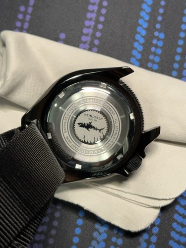 Heimdallr SKX007 Black PVD Creme Full Lume Day Date NH35 Automatic Diver Watch - Bild 6 von 8