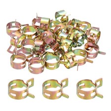 ID 17mm 11/16inch Fuel Line Hose Clips,Pipe Clamps,Spring Hose Clamp,30Pcs