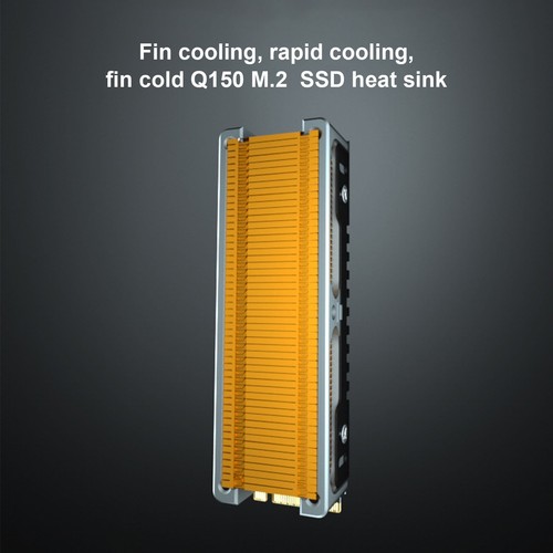 M.2 Ssd Heatsink Good Fast Heat Dissipation 58 Exhaust Vents Reduce Noise SPC - Picture 12 of 12
