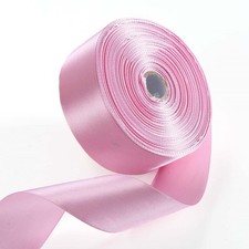 Pink Solid Satin Ribbon 2 Inch50 Yards Craft Fabric Ribbon for Gift Wrapping ...