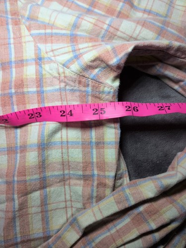 Camisa a Cuadros LL Bean XL Alta Manga Larga Abotonada Algodón Exterior Informal - Imagen 6 de 7