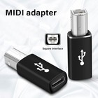 USB Type-C Female to USB B Male Adapter Straight For Scanner Printer Converter