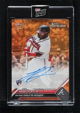2023 Now MLB Stars of the Postseason Orange /5 Michael Harris II Rookie Auto RC