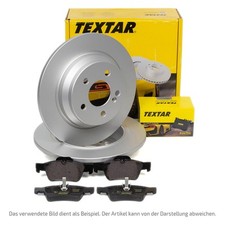 TEXTAR Bremsscheiben Ø 264mm Beläge für ABARTH / FIAT GRANDE / PUNTO 199 hinten