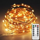 Twinkle Star 33ft 100LED Copper Wire String Lights Fairy 33ft, Warm White