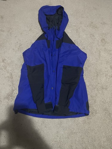 The North Face Gore-Tex womens jacket 90s mountain light parka Blue Small - Picture 2 of 13
