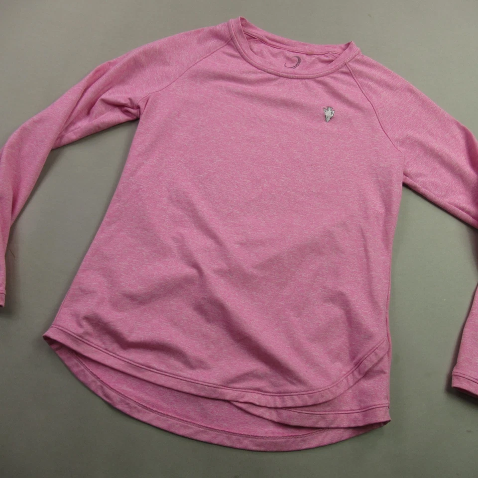 Рубашка женская Zero Restriction средний размер с длинным рукавом уличная легкая с круглым вырезом - Изображение 2 из 4