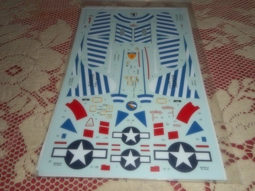 EAGLE STRIKE 48214, 1/48 USAFE F-84 THUNDERJET PART 2 DECAL SET - Picture 2 of 2