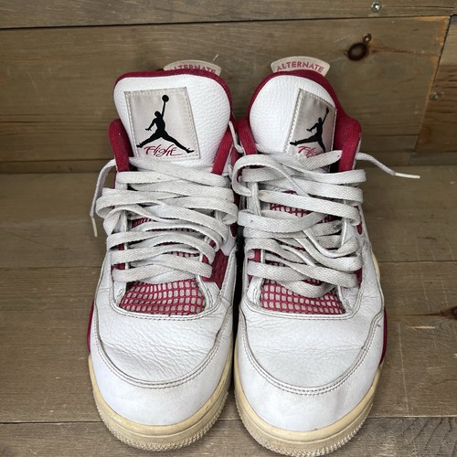 Nike Air Jordan Retro 4 IV Alternate 89 Blanco Rojo 2015 308497-106 Para hombres Talla 9.5 - Imagen 8 de 12