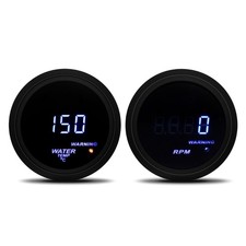 52mm 2 Digital Tachometer 9000RPM Digital Display Car Motorbike Tachometer