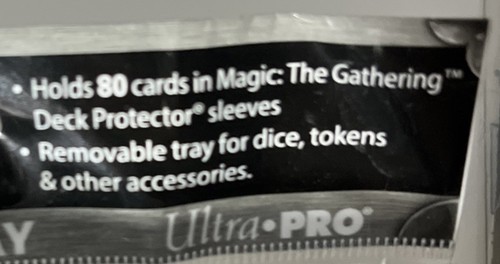 MTG Mana White Plains Deck Box Magic Ultra Pro with Dice Tray Set Of 2 BRAND NEW - Picture 2 of 6