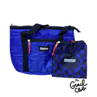 Costco Insulated Lunch Bag Tote 7.5x9x4 Blue + Small Pouch - Free Shipping