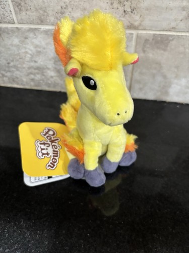 Ponyta Plüschtier Pokémon Fit Plüschtier Sitting Cutie NEU mit Etikett Spielzeug - Bild 2 von 5
