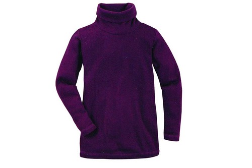 Lupilu® Möadchen Thermo Oberteil Langarm T-Shirt Rollkragen Kuschelig Weich Lila - Bild 2 von 6