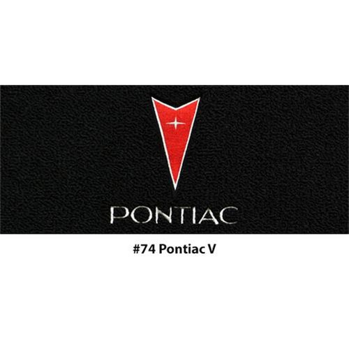 1966-1967 Pontiac LeMans 4 Speed Loop Carpet Logo Floor Mat 4pc - Picture 4 of 12