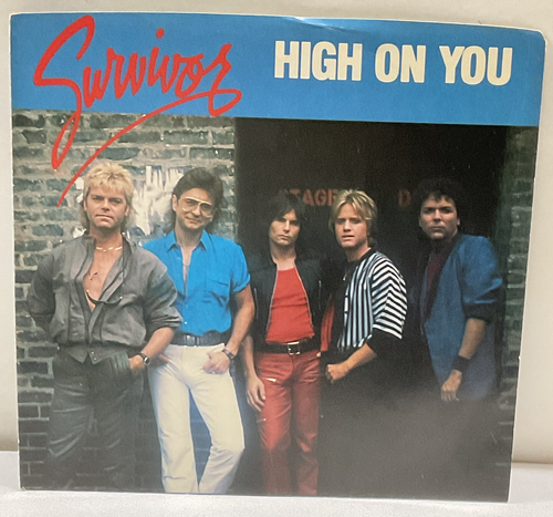 B10 Survivor: High on You, 1984 Scotti Bros Records ZS4 04685 - PROMO Rock 7" 45 - Picture 1 of 4
