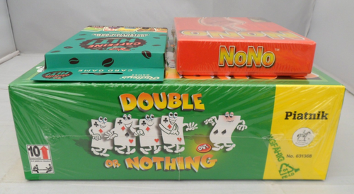 Double or Nothing + No No + Caffeine Hit (giochi di carte divertenti/festa x3) nuovo in-shrink - Foto 17 di 20