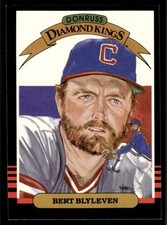 1985 Donruss Diamond Kings Bert Blyleven Cleveland Indians #4