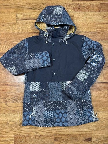 Airblaster Snowboard Jacket Womens Sz Medium Anorak Stay Wild Glacier Series EUC - Picture 2 of 12