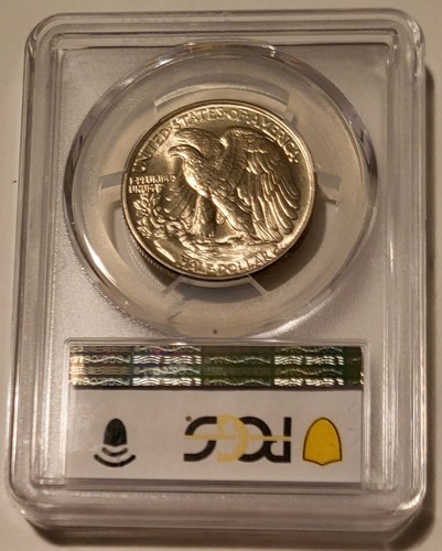 Mezzo dollaro 1946 Walking Liberty MS63 PCGS - Foto 2 di 4