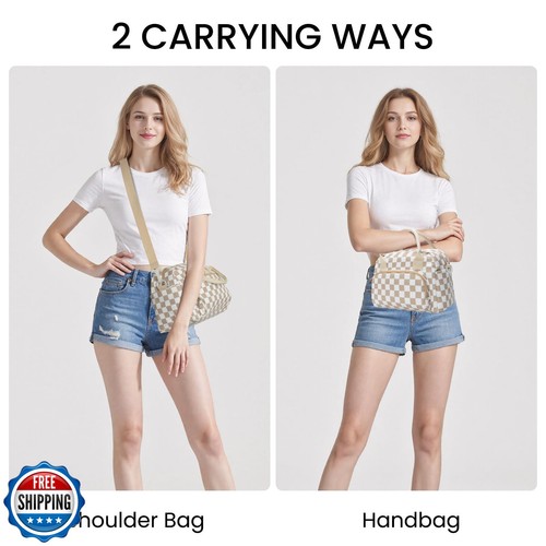 MAMONA Lunch Bag for Women Men Large Capacity Reusable Lunch Box Corduroy Ins - Bild 3 von 5