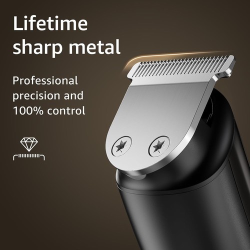 Maquina Cortar Afeitar Recortar Barba Recortadora Inalámbrica Barbero Profesiona - Imagen 3 de 11