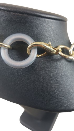 Costume Jewelry Necklace Chunky Silver Tone Chain Link Necklace 21 Inches - Picture 4 of 10