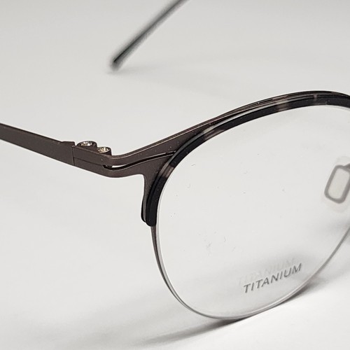 MODO 4422 Women's Ultra-Light Titanium Round Glasses in Gunmetal/Tortoise | 47mm - Picture 13 of 15