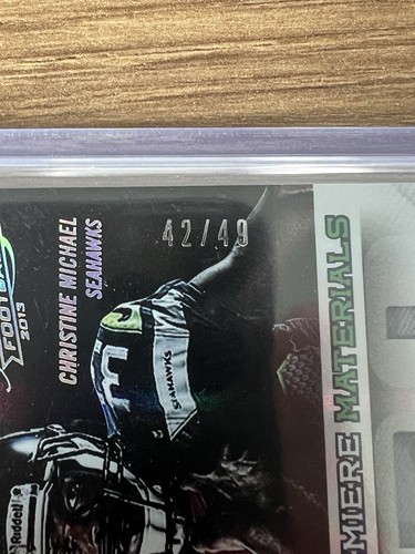 Christine Michel Rookie Premier Materials Absolute 2013 RPA /49 - Picture 3 of 3