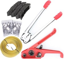 Pallet Packaging Strapping Banding Kit - Tensioner Cutter Sealer Tools, Poly ...