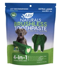 Brushless Toothpaste, Dog Dental Chews for Extra Large Breeds, Freshens Breath,