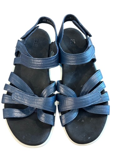 SAS Damen-Riemchensandalen verstellbar Größe 8 marineblau weiß bequem Freizeit - Bild 2 von 8
