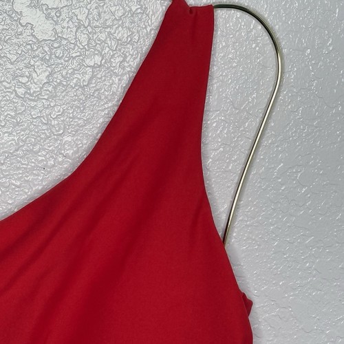 Kona Sol Women's Red Tummy Control Medium Seat Coverage One Piece Swimsuit NEW! - Picture 7 of 11