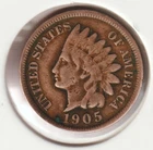 US Rare Old West 1905 Indian Head Penny Coin American Collection Shield Cent USA
