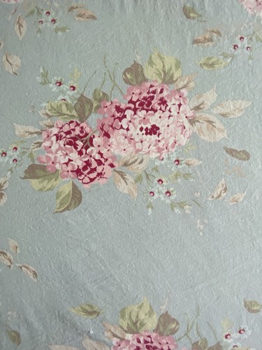 Simply Shabby Chic Full Queen Blue Hydrangea Floral Duvet Cover + 2 Pillow Shams - Picture 4 of 18