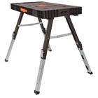 Omnitable E0130145 5-in-1 Metal/Plastic 330 lbs. Workbench 18.9 Lx37 Hx6.3 W in.