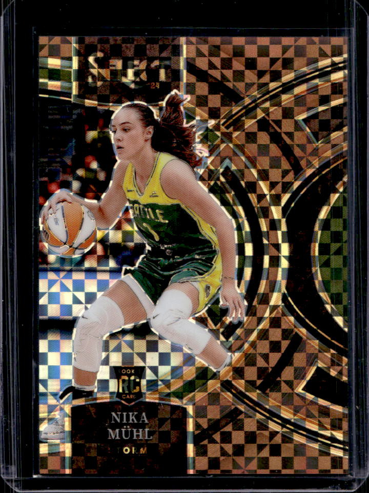 2024 Select WNBA Nika Muhl Bronze Checker Prizm RC Premier #25/49