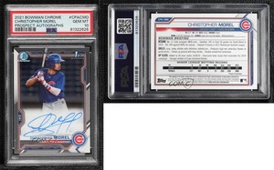 2021 Bowman Chrome Prospect Auto Christopher Morel #CPA-CMO PSA 10 GEM MT Auto