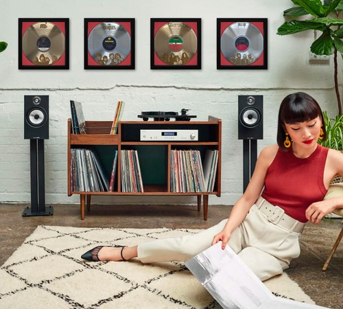 Queen Radio Ga Ga Framed Gold Etched LP Shadowbox - Picture 4 of 4