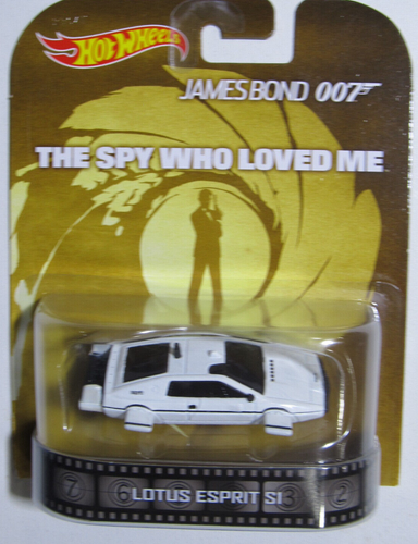 HOT WHEELS 2013 RETRO ENTERTAINMENT JAMES BOND THE SPY WHO LOVED ME LOTUS ESPRIT - Picture 2 of 8