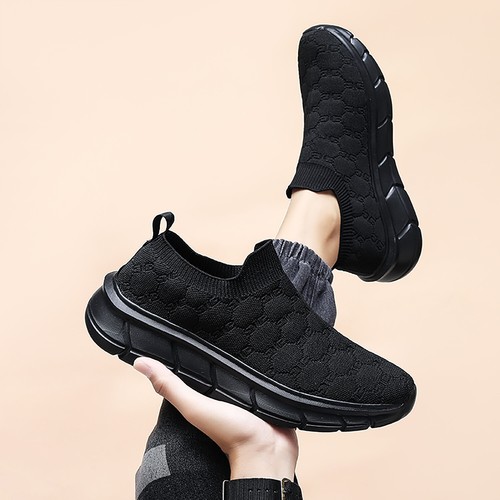 Herren Slipper Laufschuhe Athletisch Walking Turnschuhe Leicht Mesh Turnschuhe - Bild 36 von 60