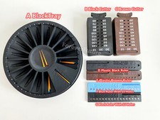 Dental Gutta Percha Paper Points Measuring Scale Gauge Cuttter Disinfection Box