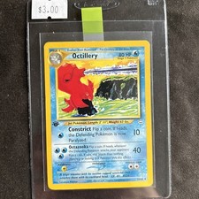 Pokemon Cards: Neo Revelation 1st Edition Uncommon: Octillery 34/64 Vintage Wotc